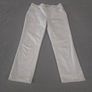 Chico's Jeans Womens 1R US 8R So Slimming Girlfriend Slim Leg Crop Denim Stretch